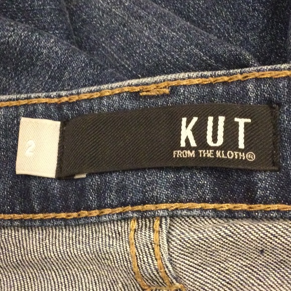 Kut From The Kloth Catherine Boyfriend Embroidered Jean Size 2 - Picture 10 of 13